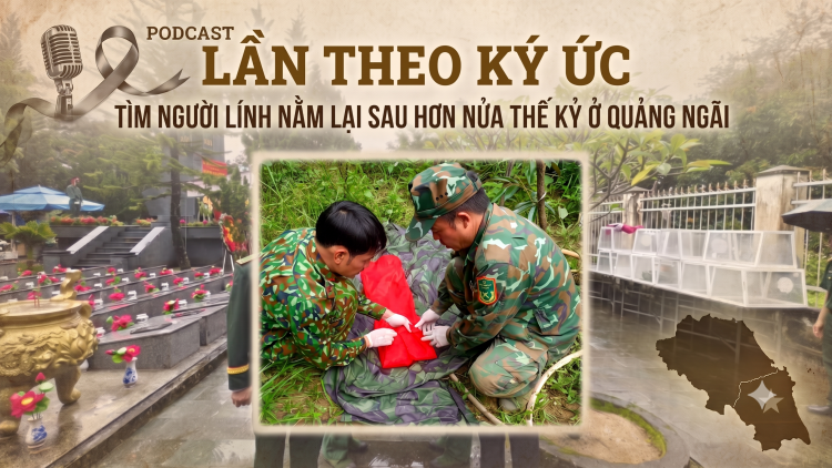 Lần theo ký ức, tìm người lính nằm lại sau hơn nửa thế kỷ ở Quảng Ngãi