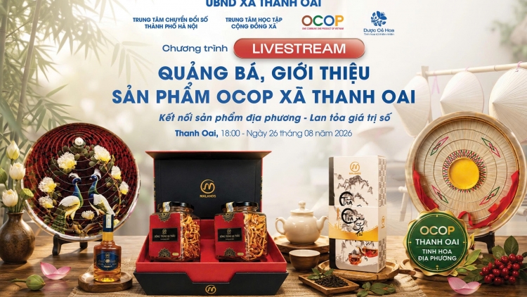 Thanh Oai (Hà Nội) tập huấn, livestream quảng bá sản phẩm OCOP trên nền tảng số
