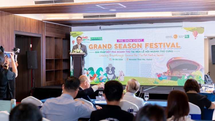 Grand Season Festival 2026: Mở rộng không gian phát triển ngành thú cưng phía Bắc