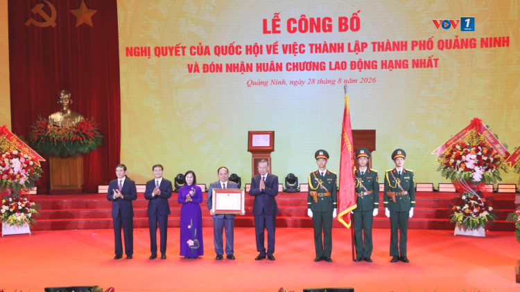 Thời sự 12h 28/8/2026: Lễ công bố thành lập thành phố Quảng Ninh