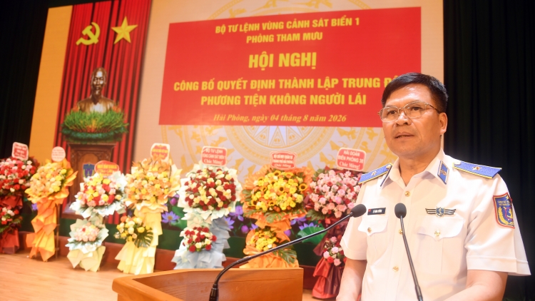 Vùng Cảnh sát biển 1 thành lập Trung đội Phương tiện không người lái