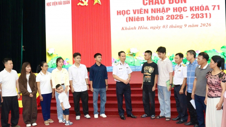 Khí thế mới, hành trình mới của tân học viên Học viện Hải quân