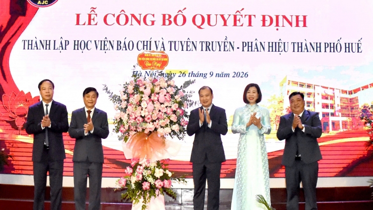 Học viện Báo chí và Tuyên truyền công bố Quyết định thành lập Phân hiệu thành phố Huế