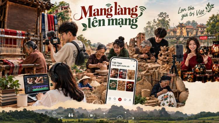 Mang làng lên "mạng"