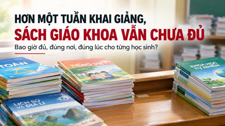 Học sinh nhiều địa phương vẫn thiếu sách giáo khoa