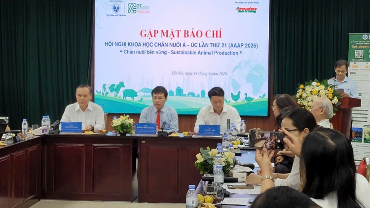 Sắp diễn ra Hội nghị Khoa học Chăn nuôi Á - Úc lần thứ 21 năm 2026