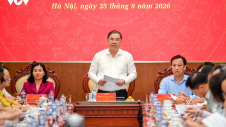 Thời sự 21h30 25/9/2026: Tập trung khơi thông nguồn lực, thúc đẩy tăng trưởng