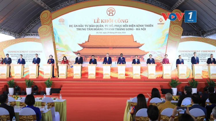 Thời sự 18h 29/9/2026: Lễ khởi công Dự án bảo quản, tu bổ, phục hồi Điện Kính Thiên