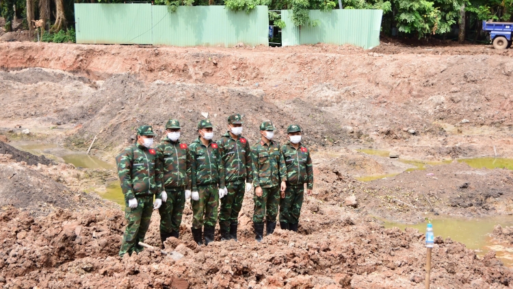 Đã quy tập được 664 hài cốt liệt sĩ tại Công viên Lê Thị Riêng