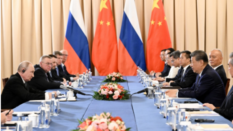 Tổng thống Nga Putin hội đàm với Chủ tịch Trung Quốc Tập Cận Bình