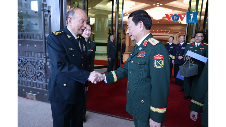 Đại tướng Phan Văn Giang hội kiến Phó Chủ tịch Quân ủy Trung ương Trung Quốc
