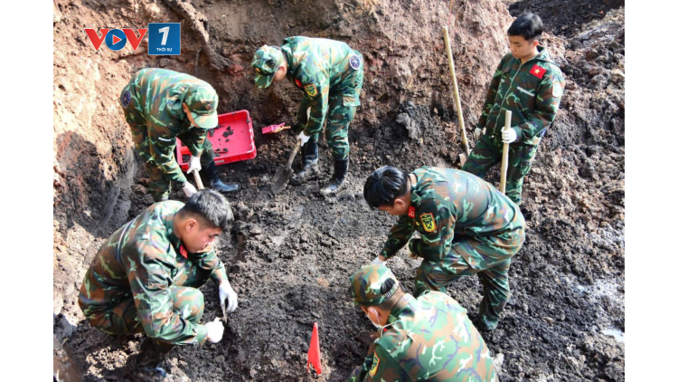 Phát hiện thêm 6 hài cốt liệt sĩ tại Khu B, Công viên Lê Thị Riêng