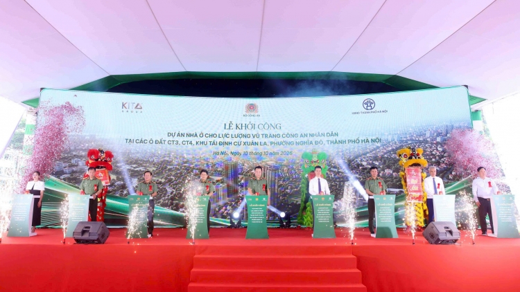 Khởi công dự án nhà ở cho lực lượng Công an nhân dân tại Hà Nội