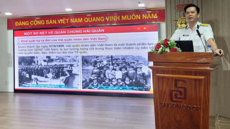 Lữ đoàn 125 tuyên truyền biển, đảo tại Saigon Co.op