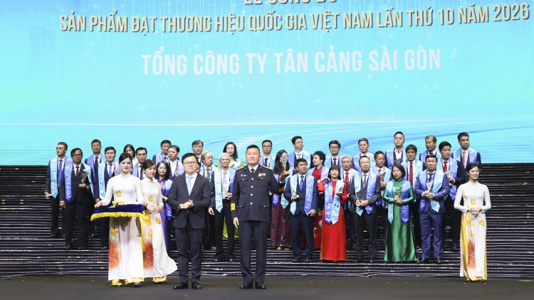 Tân Cảng Sài Gòn giữ vững Thương hiệu Quốc gia 9 kỳ liên tiếp