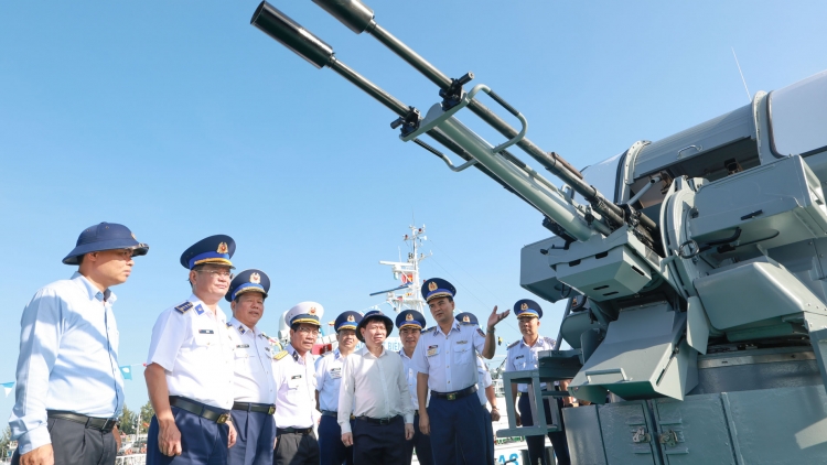 Các tàu Cảnh sát biển tranh tài tại Hội thi tàu tốt khu vực II năm 2026