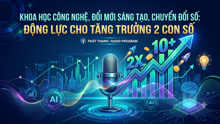 Khoa học công nghệ, chuyển đổi số: Động lực chủ yếu cho mục tiêu tăng trưởng 2 con số