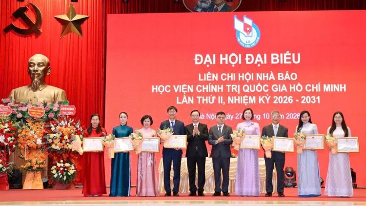 Đại hội đại biểu Liên chi hội Nhà báo Học viện Chính trị quốc gia Hồ Chí Minh nhiệm kỳ 2026-2031