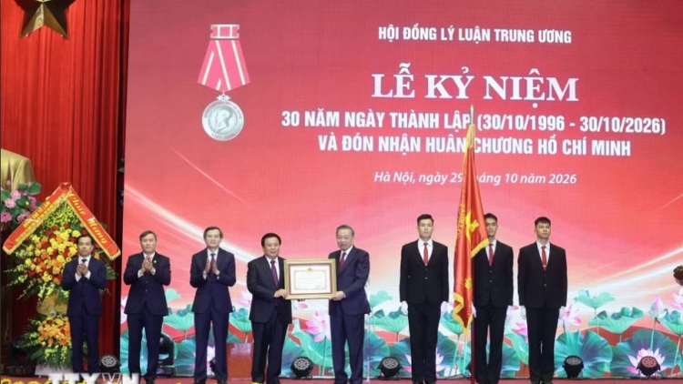 Thời sự 12h 29/10/2026: Lễ kỷ niệm 30 năm thành lập Hội đồng Lý luận Trung ương
