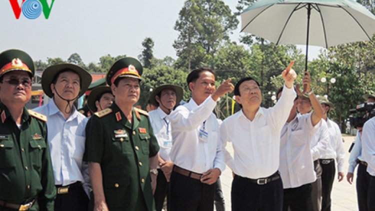 Chủ tịch nước Trương Tấn Sang thăm và chúc Tết lãnh đạo tỉnh Tây Ninh (Thời sự chiều 8/2/2016)