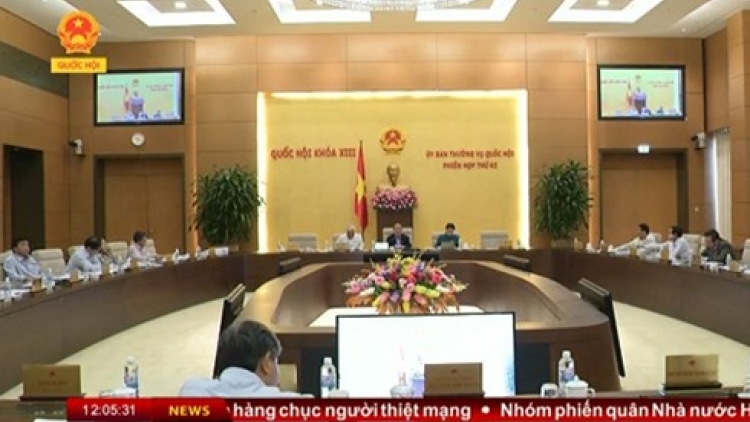 Ủy ban Thường vụ Quốc hội bế mạc phiên họp 42, hoàn thành toàn bộ nội dung chương trình đề ra (Thời sự chiều ngày 16/10/2015)