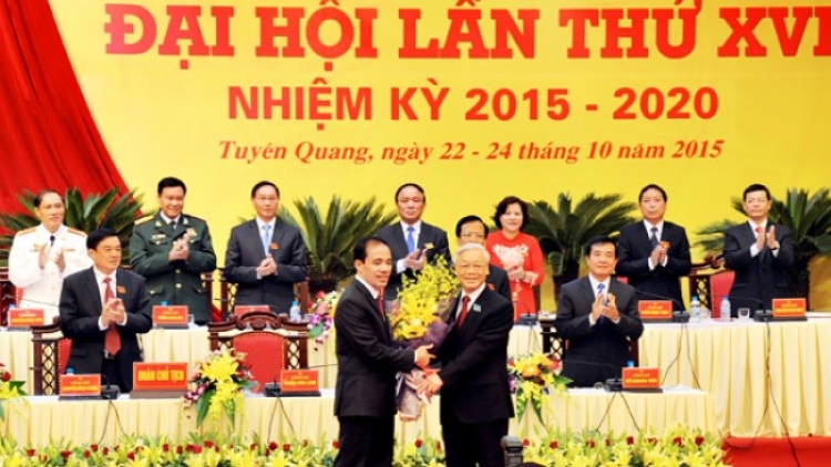 Tổng Bí thư Nguyễn Phú Trọng dự khai mạc Đại hội đại biểu Đảng bộ tỉnh Tuyên Quang lần thứ 16, nhiệm kỳ 2015-2020. (Thời sự chiều 23/10/2015)