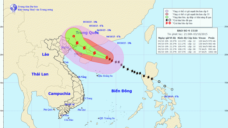 Bão số 4 đang mạnh lên khi đi vào đất liền, Ban chỉ đạo Trung ương về phòng chống thiên tai yêu cầu tăng cường thông tin cảnh báo bão