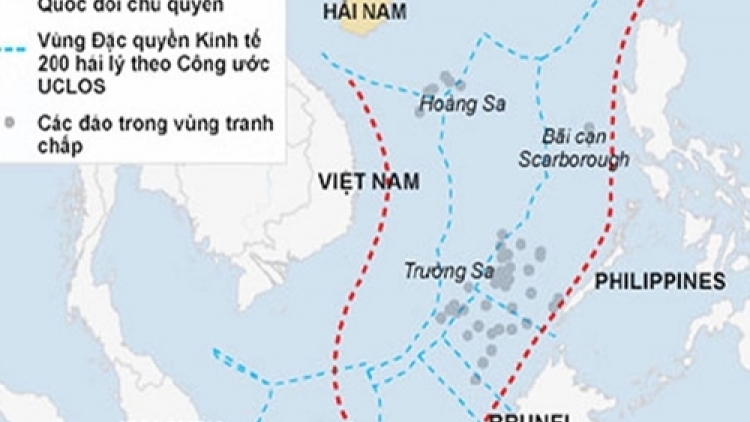 Yêu sách đường 9 đoạn của Trung Quốc ảnh hưởng đến nhiều nước trong khu vực.