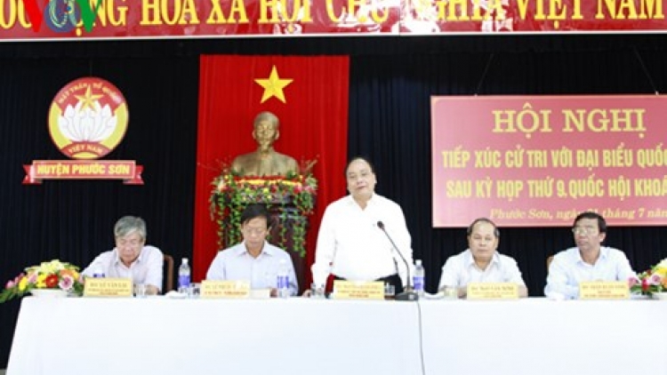Tiếp xúc cử tri sau Kỳ họp thứ 9 Quốc hội khóa 13 (Quốc hội với cử tri ngày 3/7/2015)