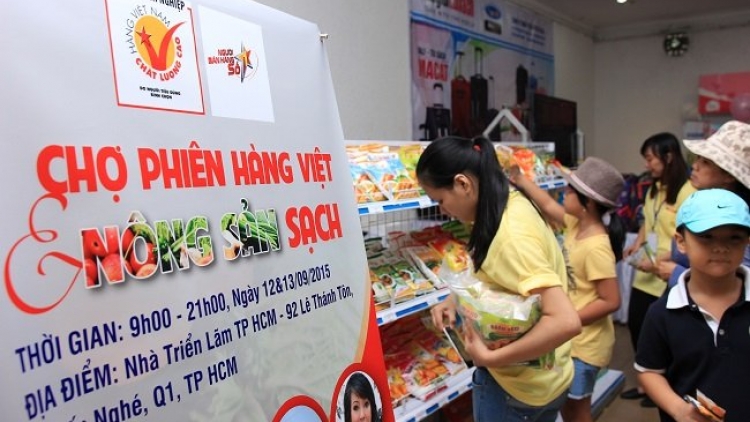 Lần đầu tiên tại Thành phố Hồ Chí Minh diễn ra “Chợ phiên hàng Việt và nông sản sạch”
