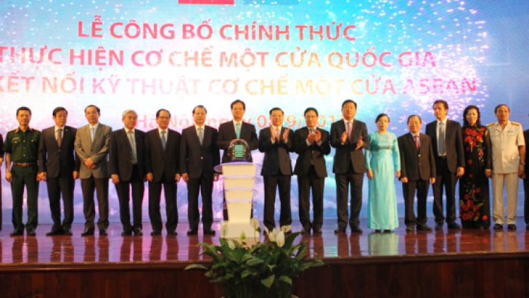 Chính thức vận hành cơ chế một cửa quốc gia và một cửa ASEAN