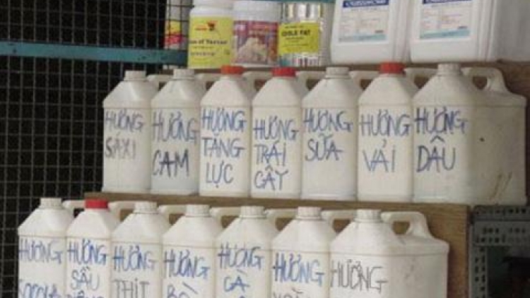 Hương liệu pha chế không rõ nguồn gốc - Ẩn họa khôn lường. (20/6/2016)