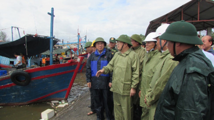 Chủ động ứng phó với cơn bão số 1 năm 2016 (28/7/2016)