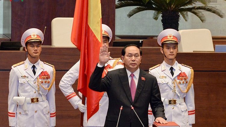 Tại phiên họp chiều nay, ông Trần Đại Quang tiếp tục được Quốc hội tín nhiệm bầu làm Chủ tịch nước Cộng hòa xã hội chủ nghĩa Việt Nam nhiệm kỳ 2016-2021 (Thời sự chiều 25/7/2016)