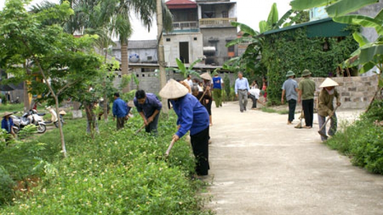 Để tiêu chí môi trường không cản bước các địa phương xây dựng nông thôn mới (27/9/2016)