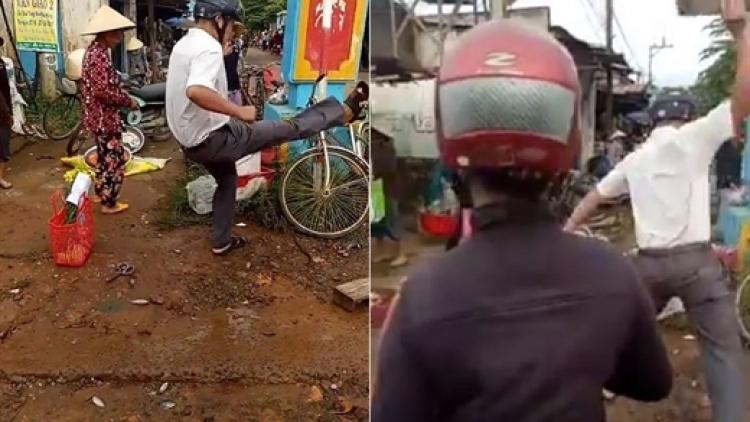 Thấy gì từ việc ông Lê Tấn Thịnh, Trưởng công an xã Quảng Điền, huyện Krông Ana, tỉnh Đăk Lăk đá văng thúng rau, thau cá và đập phá một số vật dụng người dân buôn bán không đúng nơi qui định (5/10/2017)