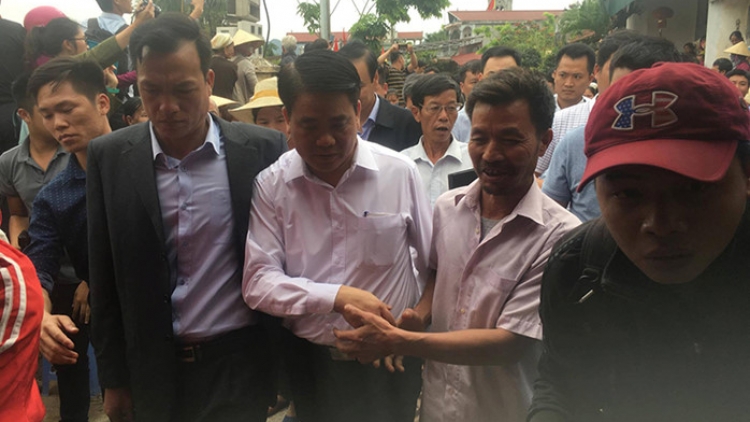 Chủ tịch Uỷ ban nhân dân thành phố Hà Nội Nguyễn Đức Chung khẳng định không truy cứu hình sự người dân Đồng Tâm (Thời sự chiều 22/4/2017)