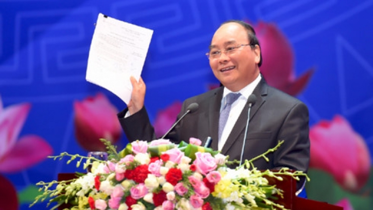 Thẳng thắn, chân thành và xây dựng - Đây là khẳng định của Thủ tướng Chính phủ Nguyễn Xuân Phúc tại Hội nghị Thủ tướng Chính phủ với doanh nghiệp (17/5/2017)