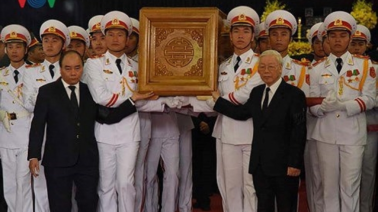 Cử hành trọng thể Lễ truy điệu và an táng nguyên Tổng Bí thư Đỗ Mười (Thời sự trưa 7/10/2018)