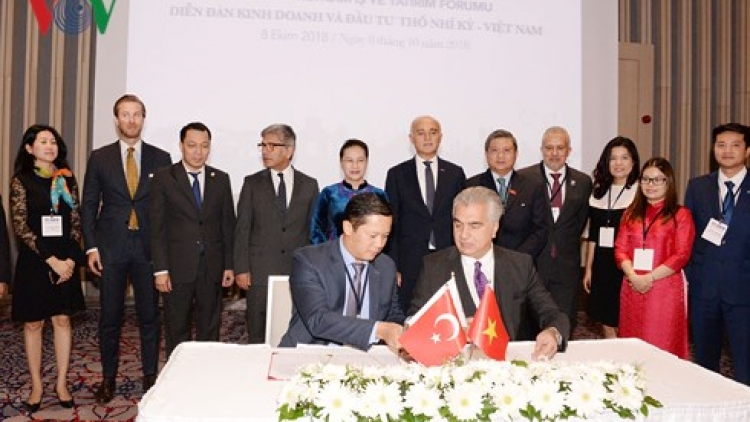 Chủ tịch Quốc hội Nguyễn Thị Kim Ngân dự Diễn đàn kinh doanh và đầu tư Thổ Nhĩ Kỳ - Việt Nam (Thời sự chiều 8/10/2018)