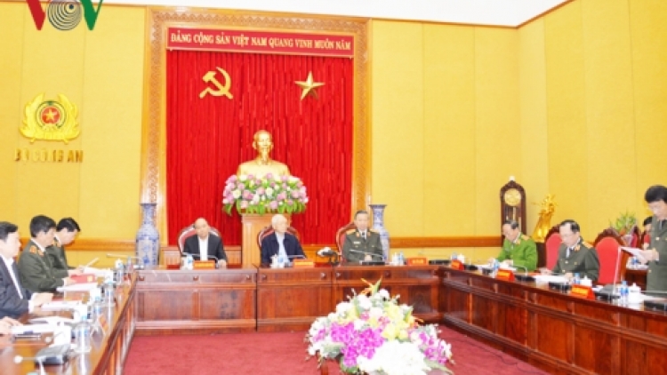 Tổng bí thư, Chủ tịch nước Nguyễn Phú Trọng, Thủ tướng Nguyễn Xuân Phúc dự Hội nghị Thường vụ Đảng ủy Công an Trung ương (Thời sự 28/11/2018)