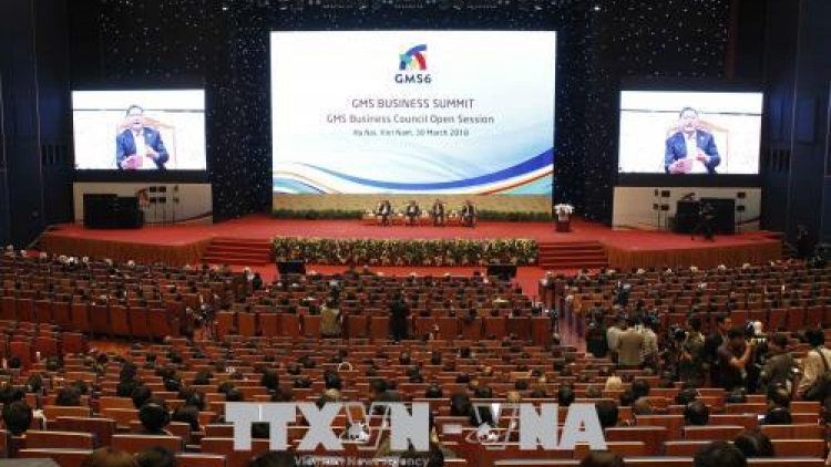Diễn đàn Thượng đỉnh Kinh doanh các nước tiểu vùng Mekong mở rộng lần thứ 6 chính thức khai mạc chiều nay tại Hà Nội. (Thời sự chiều 30/3/2018)