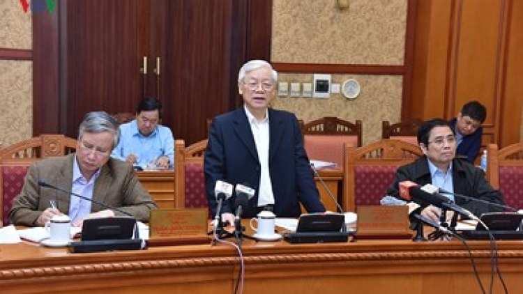 Tổng Bí thư Nguyễn Phú Trọng nhấn mạnh: Trong công tác phòng chống tham nhũng, ai cảm thấy nhụt chí thì để người khác làm (Thời sự chiều 10/4/2018)