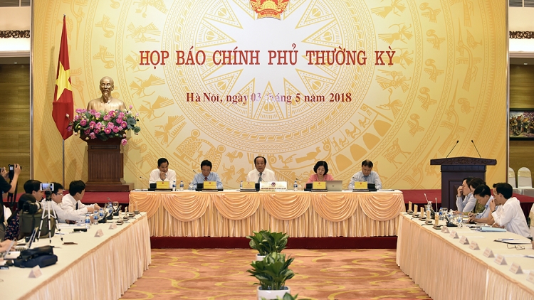 Họp báo Chính phủ thường kỳ tháng 4 (4/5/2018)