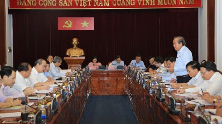 Phó Thủ tướng Thường trực Trương Hòa Bình thông báo dự thảo kết quả kiểm tra phòng chống tham nhũng tại thành phố Hồ Chí Minh (Thời sự đêm 27/5/2018)