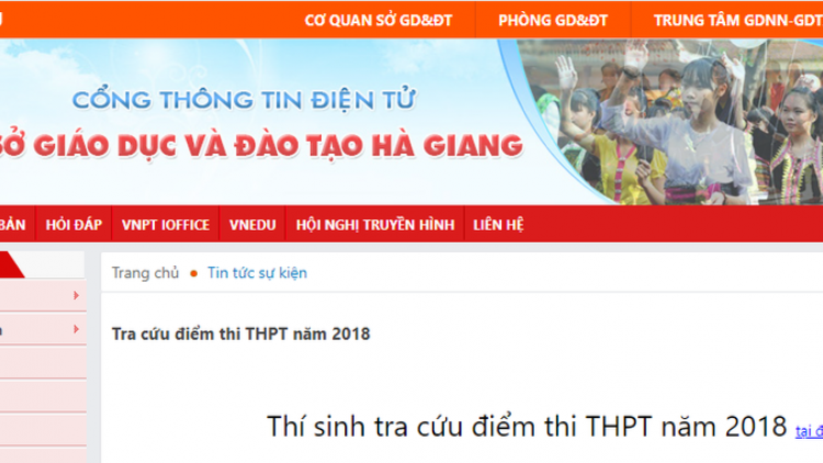 Điểm thi THPT ở Hà Giang cao bất thường: Cần đi đến cùng sự thật! (14/7/2018)