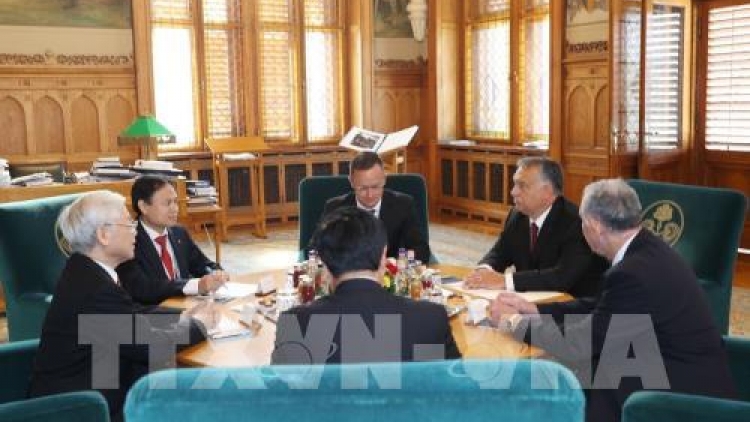 Tổng Bí thư Nguyễn Phú Trọng hội đàm với Thủ tướng Viktor Orban, nhân chuyến thăm chính thức Hungary (Thời sự chiều 10/9/2018)