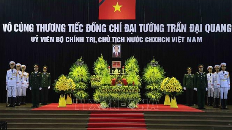 Lễ viếng đồng chí Trần Đại Quang, Ủy viên Bộ Chính trị, Chủ tịch nước Cộng hòa xã hội chủ nghĩa Việt Nam theo nghi thức Quốc tang (Thời sự chiều 26/9/2018)
