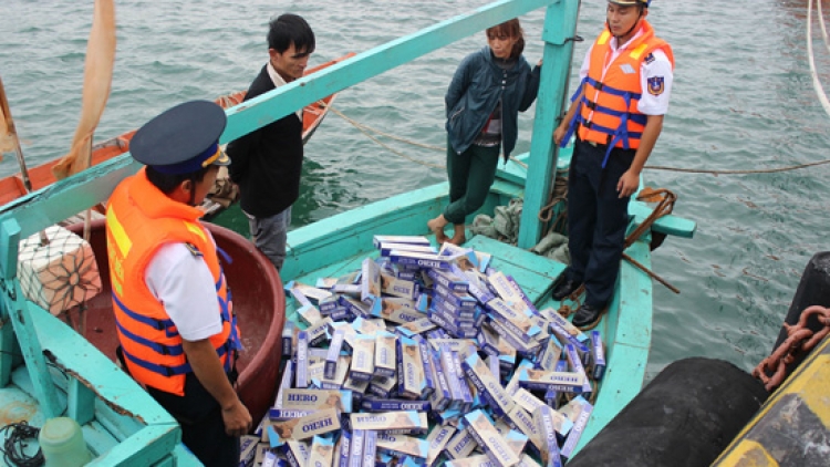 Gian nan chống buôn lậu trên biển (28/1/2019)