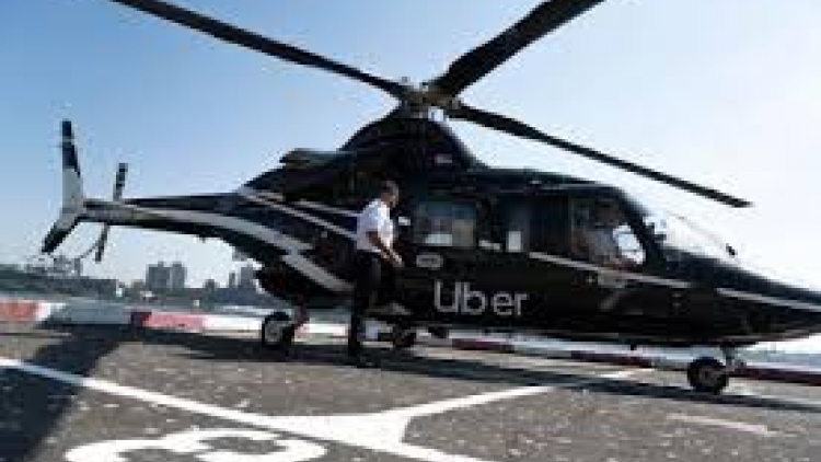 Dịch vụ “taxi bay” của Uber thông qua ứng dụng Uber Copter tại Mỹ (4/10/2019)